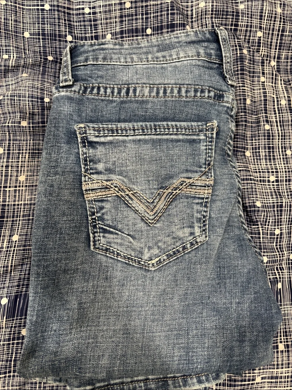 BKE Men's Straight Jeans in Light Blue Wash